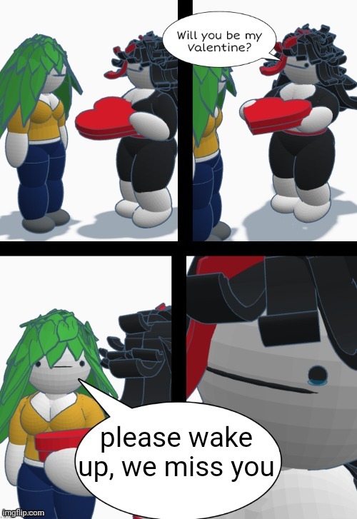 please wake up, we miss you | made w/ Imgflip meme maker