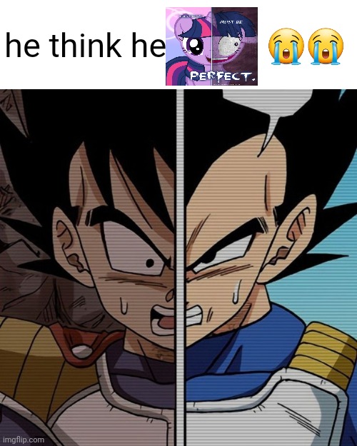 he think he            😭😭 | made w/ Imgflip meme maker