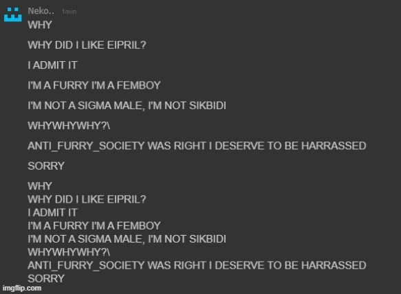 Neko screenshot | image tagged in neko screenshot | made w/ Imgflip meme maker