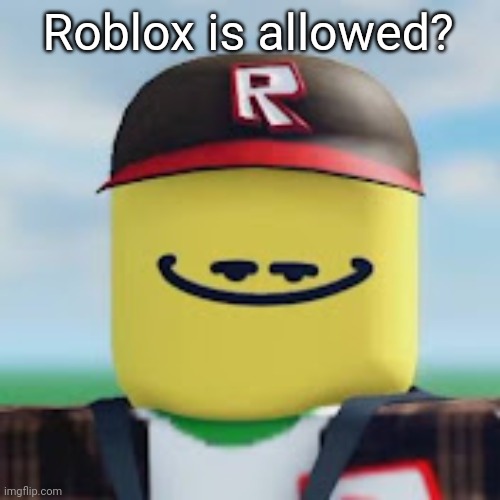 I'm new to this stream, but I been a msmg user for a while now | Roblox is allowed? | image tagged in kamguyza | made w/ Imgflip meme maker