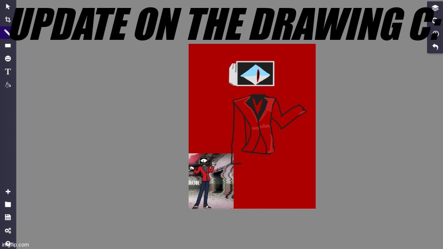 weow update | UPDATE ON THE DRAWING C: | image tagged in drawing | made w/ Imgflip meme maker