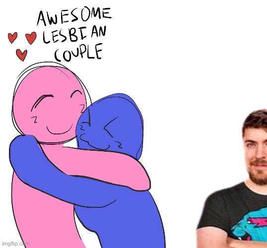 Awesome Lesbian Couple | image tagged in awesome lesbian couple | made w/ Imgflip meme maker