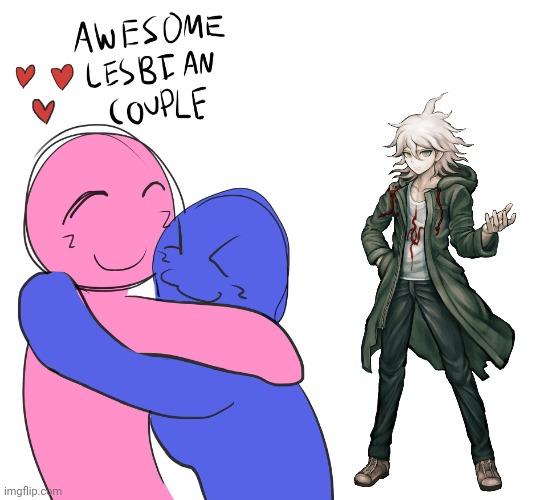 Awesome Lesbian Couple | image tagged in awesome lesbian couple | made w/ Imgflip meme maker