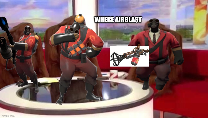 where monkey | WHERE AIRBLAST | image tagged in where monkey | made w/ Imgflip meme maker