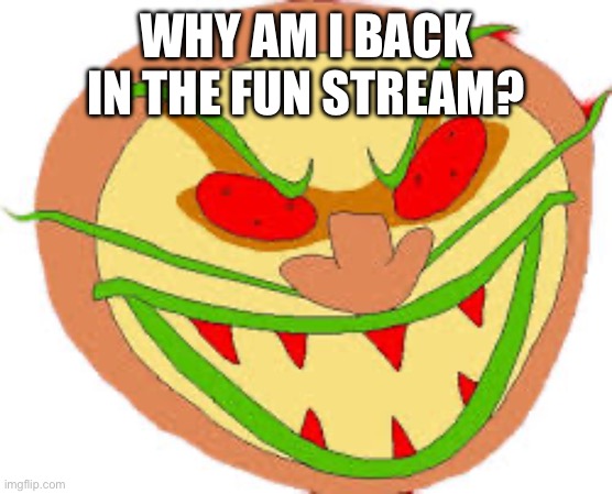 WHY AM I BACK IN THE FUN STREAM? | made w/ Imgflip meme maker