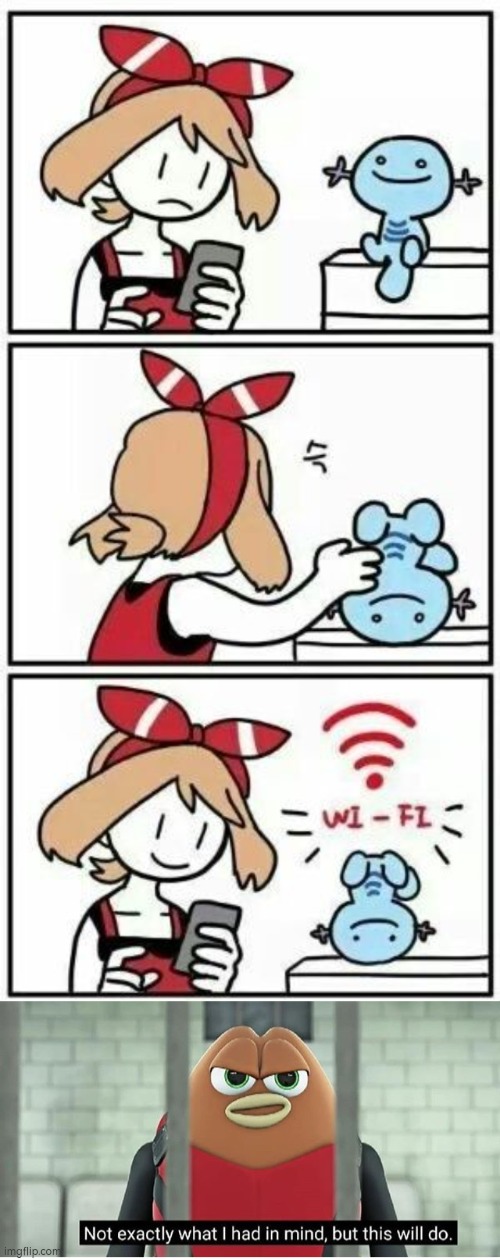 Whooper has been changed into Wifi-Type. | image tagged in not exactly what i had in mind,wifi,wooper,funny | made w/ Imgflip meme maker