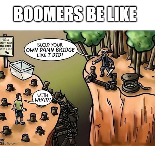 Boomers be like | BOOMERS BE LIKE | image tagged in boomer,ok boomer | made w/ Imgflip meme maker