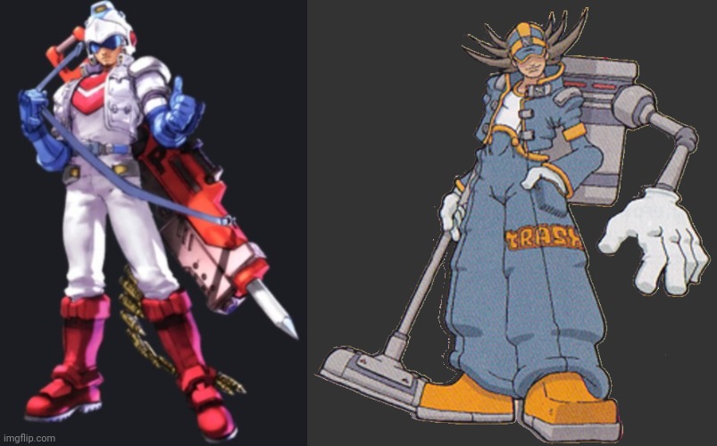 These guys literally give off the exact same fu​cking vibe and idk how to explain it (and they're both hot- I mean uh -///-) | image tagged in trash from shrb | made w/ Imgflip meme maker