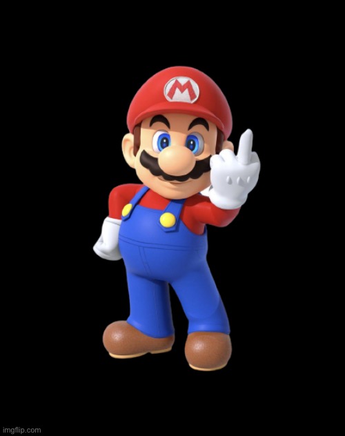 Mario Middle Finger | image tagged in mario middle finger | made w/ Imgflip meme maker