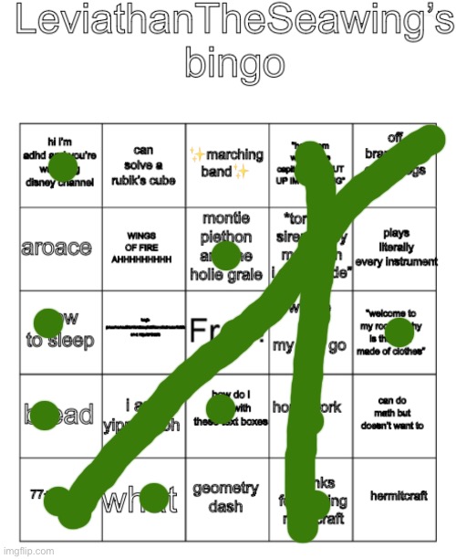 :3 | image tagged in leviathantheseawing bingo | made w/ Imgflip meme maker