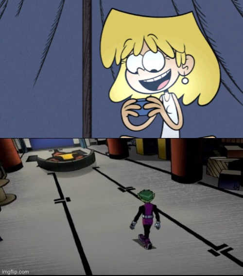 Lori Watching Teen Titans on Her Phone | image tagged in the loud house,nickelodeon,lori loud,teen titans,warner bros,dc comics | made w/ Imgflip meme maker