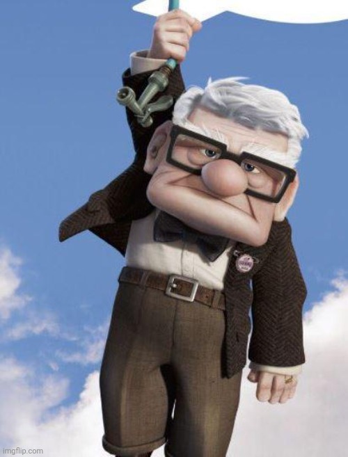 old guy from up | image tagged in old guy from up | made w/ Imgflip meme maker