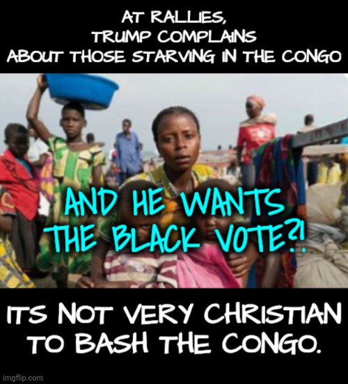 Some Kind of Christian for Our Nation | image tagged in christians,trump rally,immigrants,dnc,msnbc,black vote | made w/ Imgflip meme maker