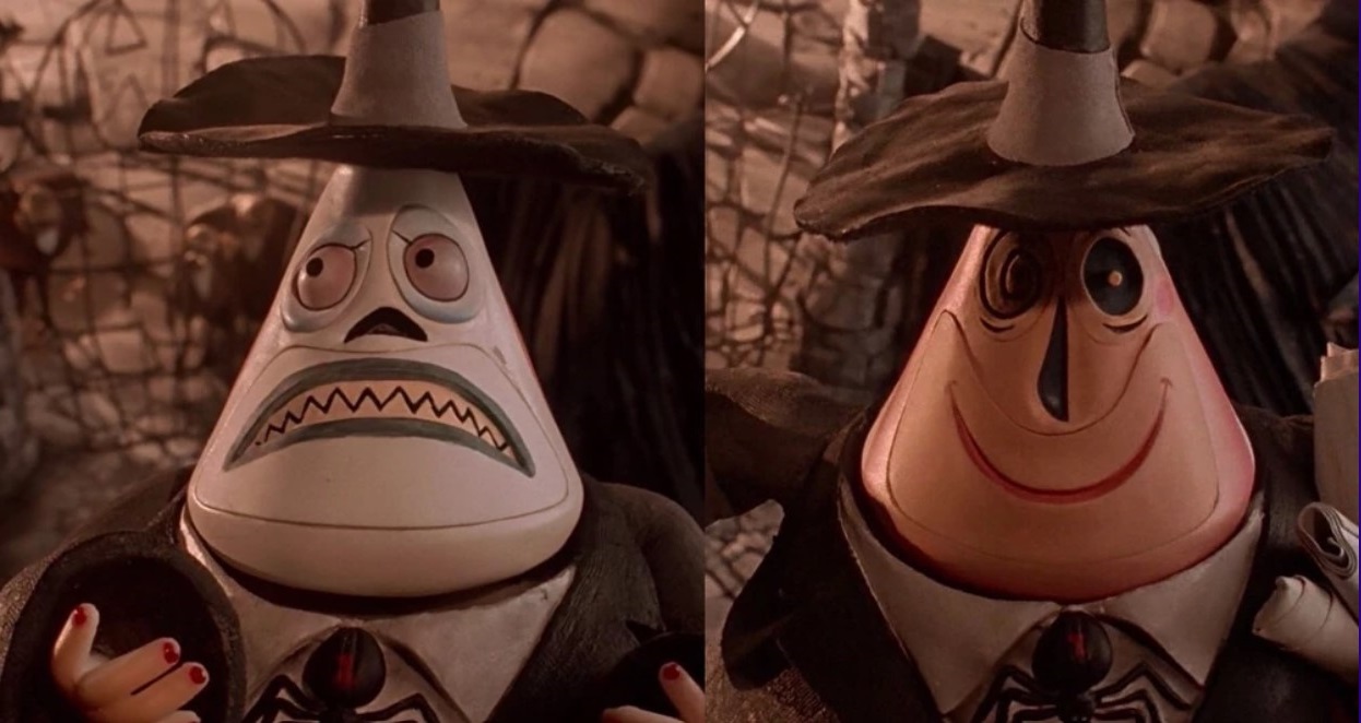 Two faced Halloweentown mayor Blank Meme Template