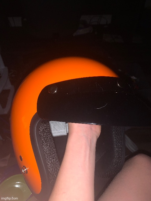 Janky ass helmet | made w/ Imgflip meme maker