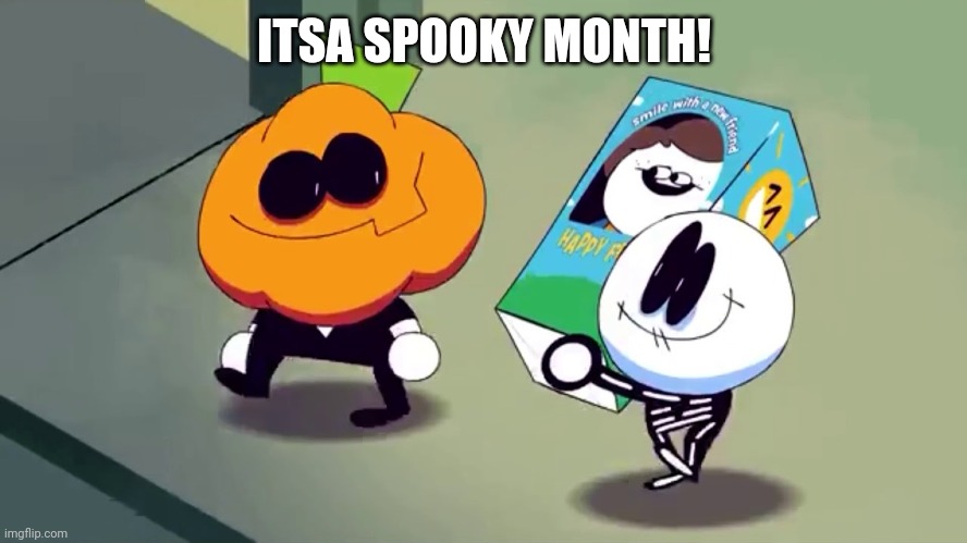 ?️‍? to stay on topic | ITSA SPOOKY MONTH! | made w/ Imgflip meme maker