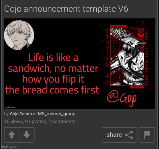9 ups for a quote i stole from corn hub | made w/ Imgflip meme maker