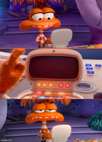 High Quality Inside Out Anxiety Blank Meme Template