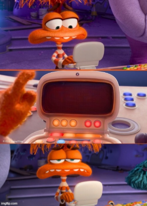 boy did I just make another template people can use | image tagged in inside out anxiety,new template | made w/ Imgflip meme maker