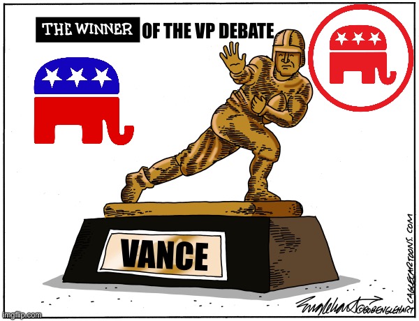 OF THE VP DEBATE; VANCE | made w/ Imgflip meme maker