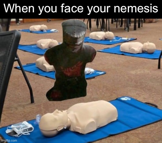 When you face your nemesis | image tagged in monty python,knight,monty python black knight | made w/ Imgflip meme maker