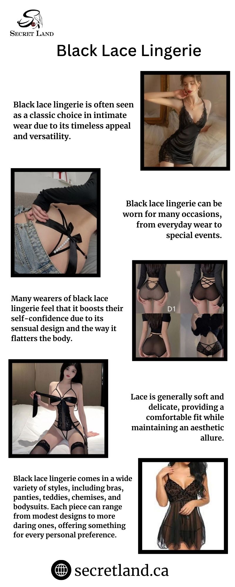 Black Lace Lingerie Blank Meme Template