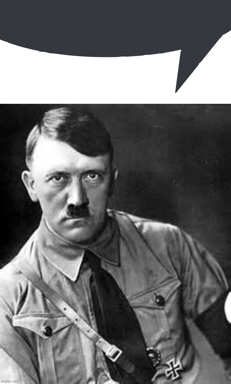 image tagged in discord speech bubble,adolf hitler | made w/ Imgflip meme maker