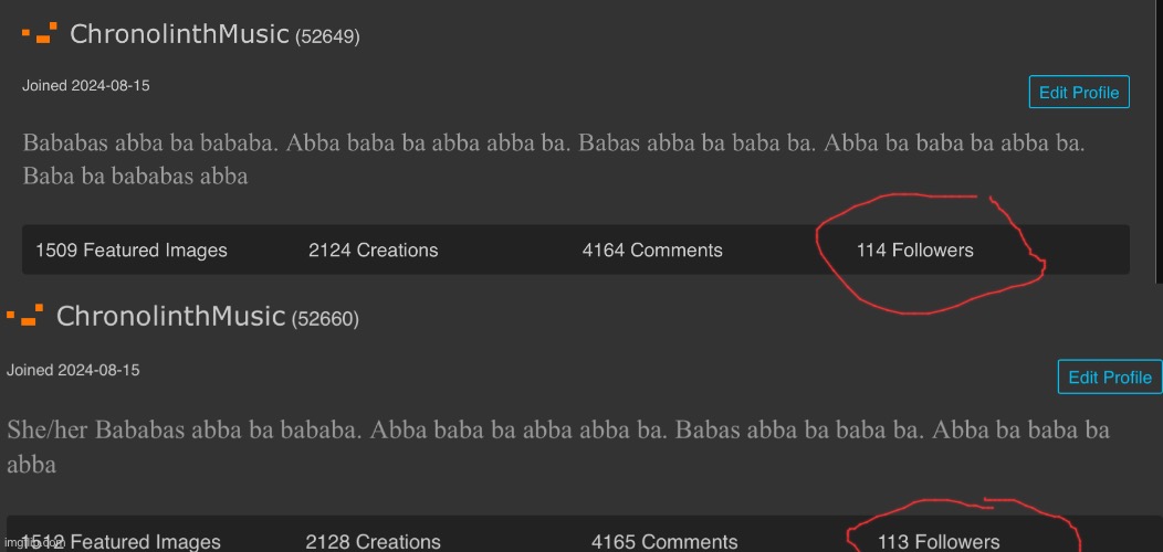 Before and after putting pronouns in my bio lmfao | made w/ Imgflip meme maker