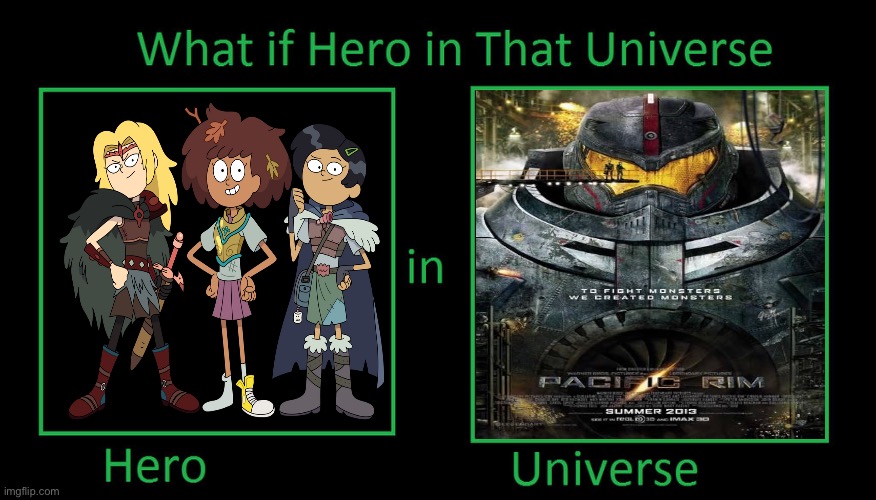 What if the Calamity Trio was in the Pacific Rim Universe? | image tagged in what if hero in that universe,amphibia,pacific rim | made w/ Imgflip meme maker