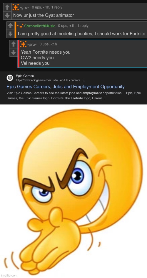 Ykw fuck my music career | image tagged in rubbing hands together deviously | made w/ Imgflip meme maker