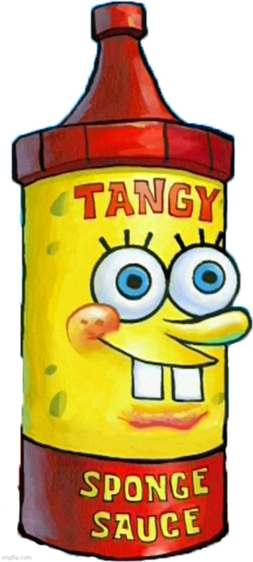 Tangy Sponge Sauce | image tagged in tangy sponge sauce | made w/ Imgflip meme maker