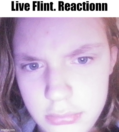 Live ChimeraXet reaction | Live Flint. Reactionn | image tagged in live chimeraxet reaction | made w/ Imgflip meme maker