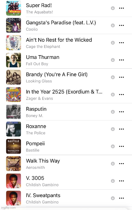This is my go to playlist :/ | made w/ Imgflip meme maker