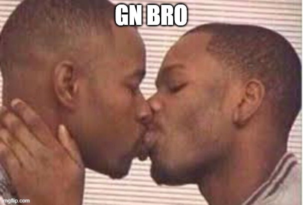 kiss the homies goodnight | GN BRO | image tagged in kiss the homies goodnight | made w/ Imgflip meme maker