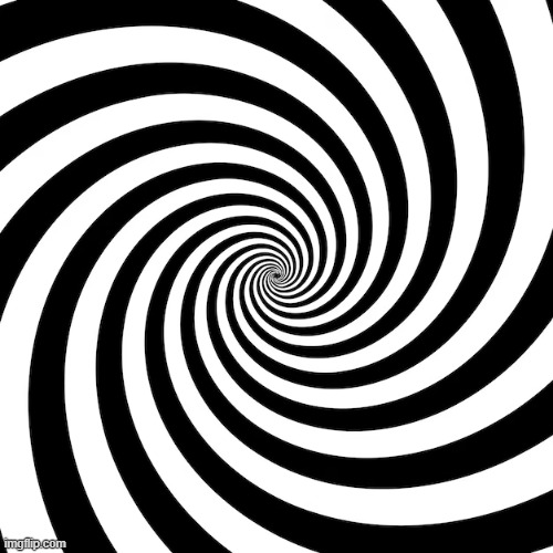Black and White Spiral | image tagged in black and white spiral | made w/ Imgflip meme maker