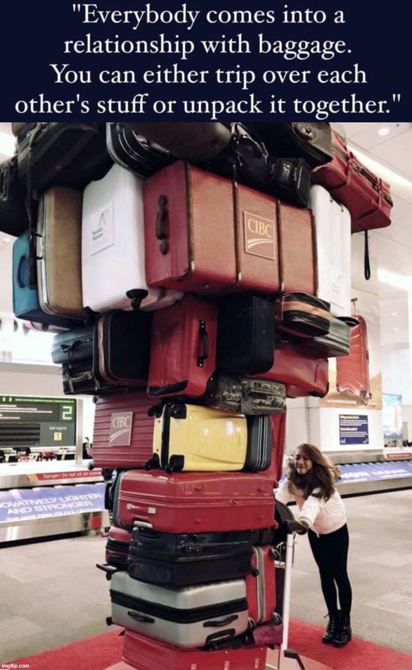 baggage | image tagged in baggage | made w/ Imgflip meme maker