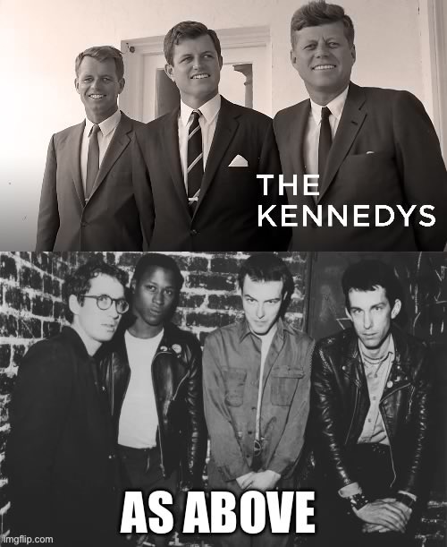 Dead Kennedys- the band anx the dead political figures | image tagged in kennedy,dead kennedys,dead,assassination | made w/ Imgflip meme maker