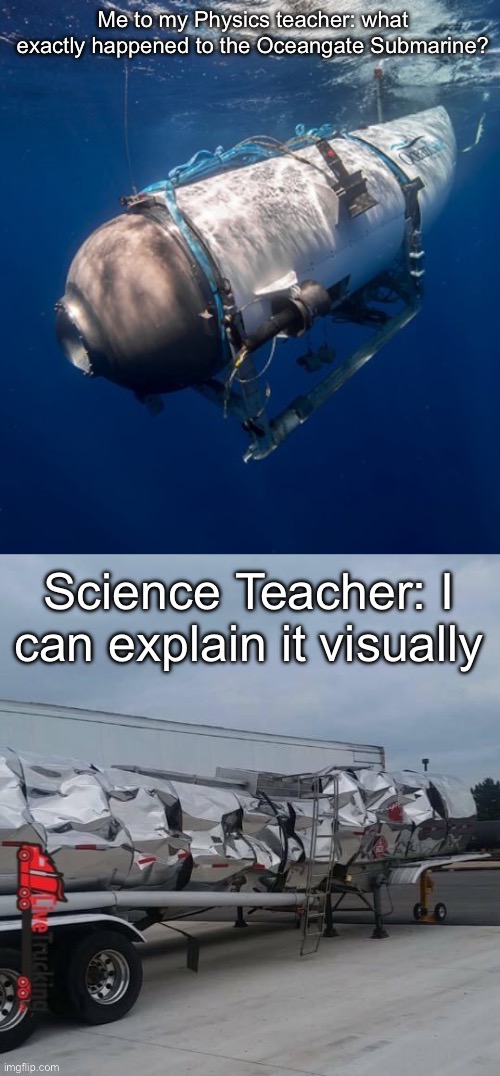 Oceangate | image tagged in ocean,the ocean is thirsty,crush | made w/ Imgflip meme maker