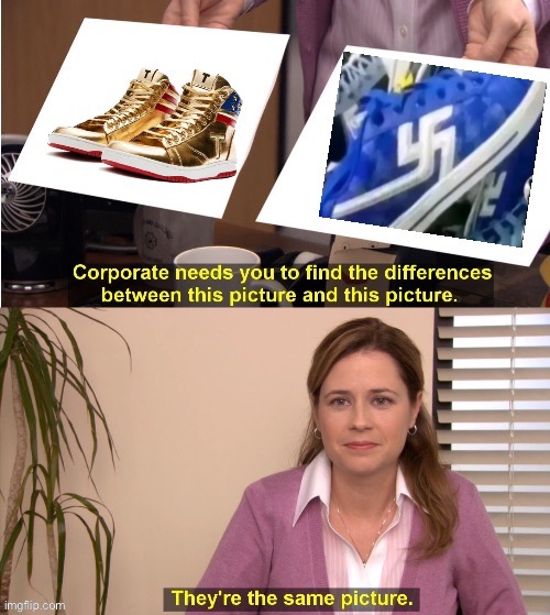 image tagged in nazi shoes,pumped up kicks | made w/ Imgflip meme maker