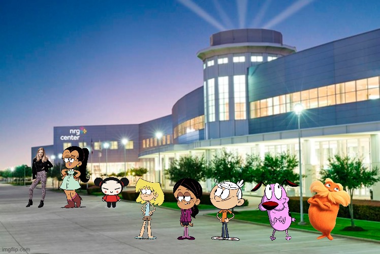 Going to NRG Center (Comic Con 2025) | image tagged in houston,texas,the loud house,nickelodeon,ronnie anne,the lorax | made w/ Imgflip meme maker