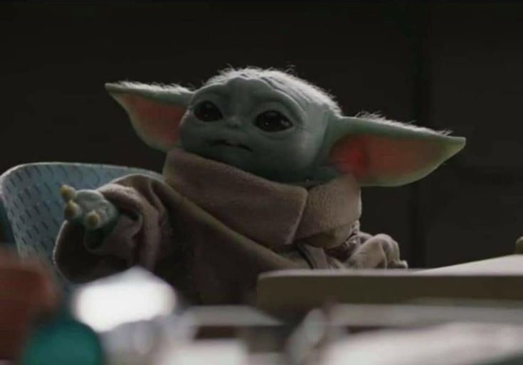 Baby yoda Blank Meme Template