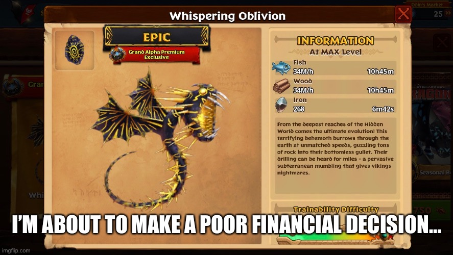 I’M ABOUT TO MAKE A POOR FINANCIAL DECISION… | made w/ Imgflip meme maker