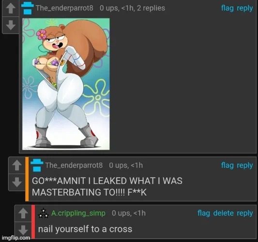 I tell someone to crucify themselves Blank Meme Template