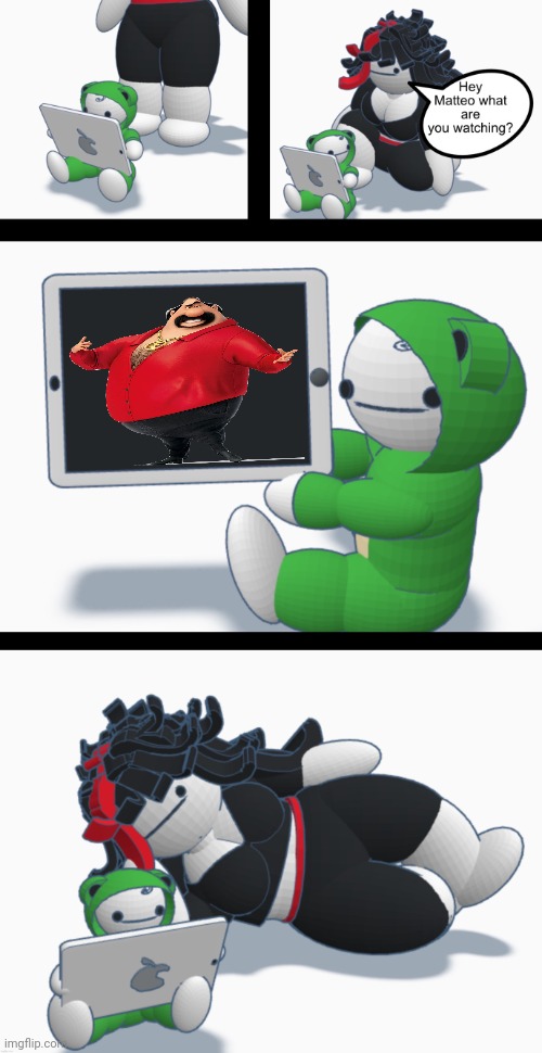 ㅤ | image tagged in hey matteo what are you watching good ending | made w/ Imgflip meme maker