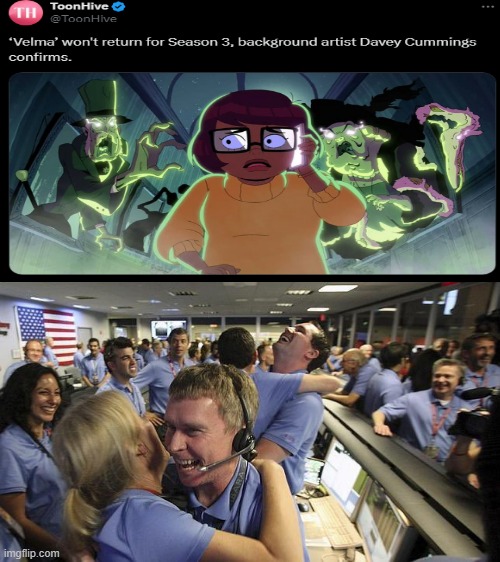 Nasa employee hugging | image tagged in nasa employee hugging | made w/ Imgflip meme maker