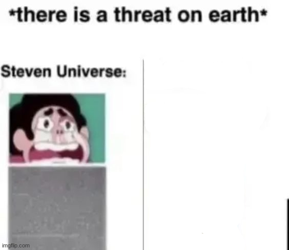 *There is a threat on earth* Blank Meme Template