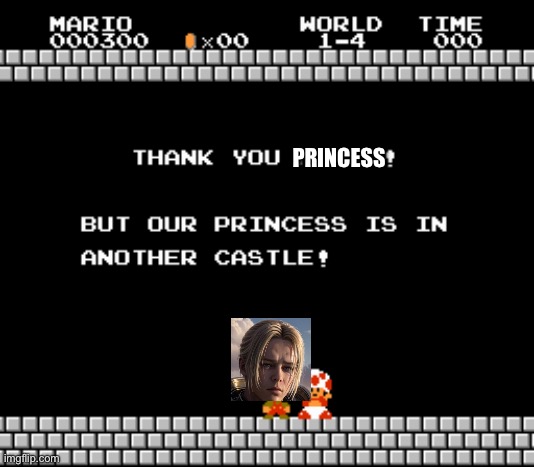 Princess anduin | PRINCESS | image tagged in world of warcraft,princess,super mario bros | made w/ Imgflip meme maker