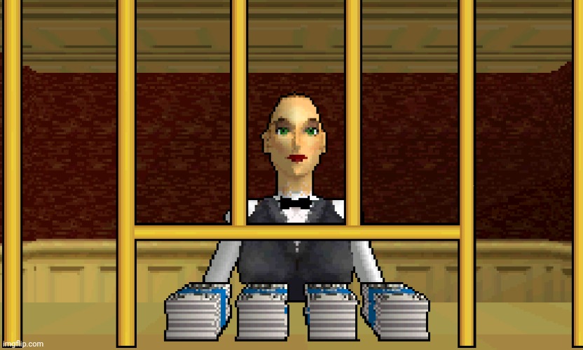 Money girl in prison | image tagged in money girl in prison | made w/ Imgflip meme maker