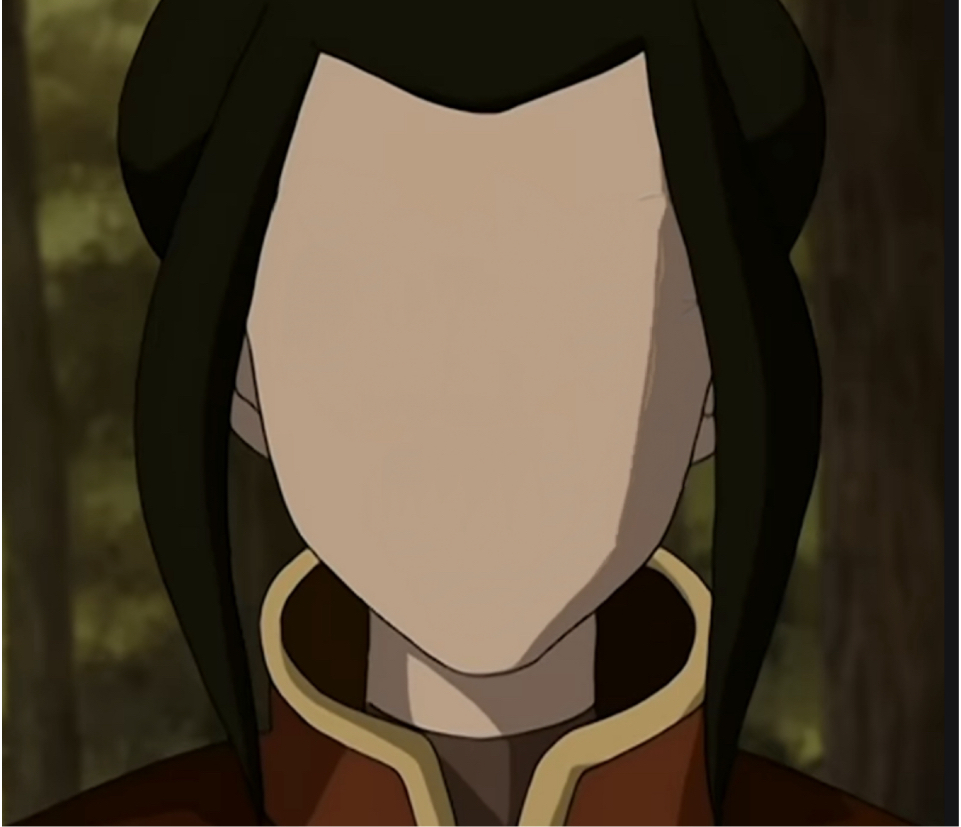 Give Azula A New Face Blank Meme Template