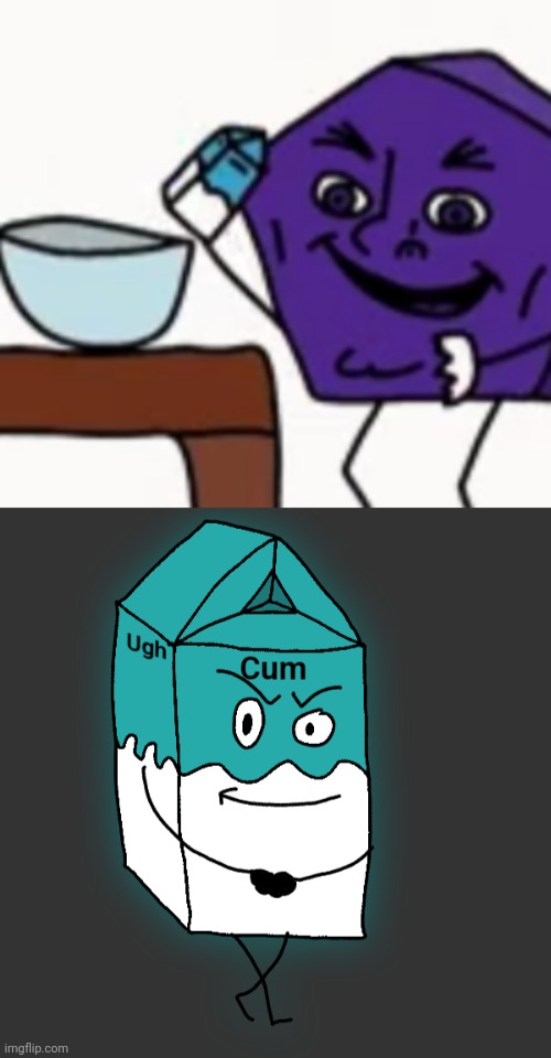 image tagged in evil milk | made w/ Imgflip meme maker